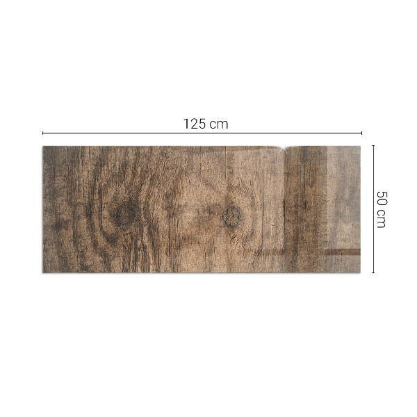 Vetro sotto stufa Legno in stile naturale