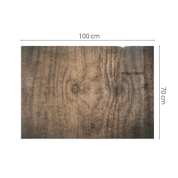 Vetro sotto stufa Legno in stile naturale