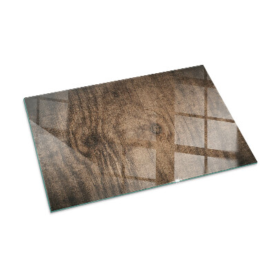 Vetro sotto stufa Legno in stile naturale