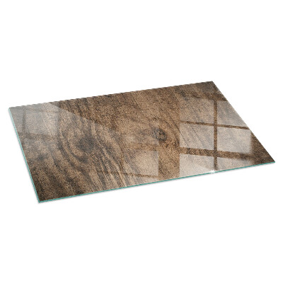Vetro sotto stufa Legno in stile naturale