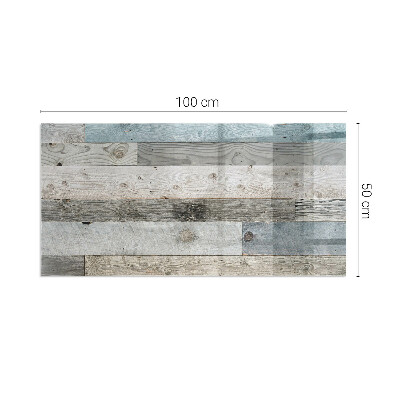 Vetro sotto stufa rettangolare in vari colori e con motivi decorativi