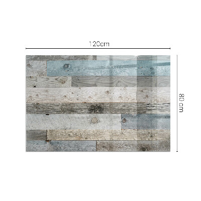 Vetro sotto stufa rettangolare in vari colori e con motivi decorativi