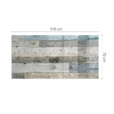 Vetro sotto stufa rettangolare in vari colori e con motivi decorativi