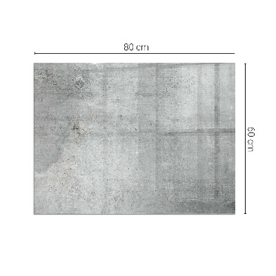 Vetro sotto stufa con motivo in cemento a vista