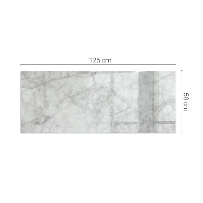 Vetro sotto stufa Elegante struttura in marmo dal design