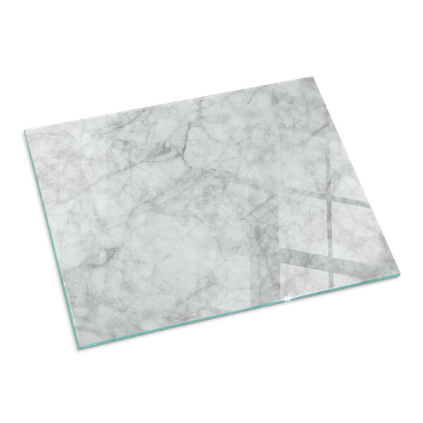 Vetro sotto stufa Elegante struttura in marmo dal design