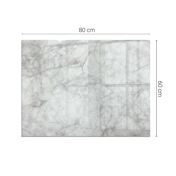 Vetro sotto stufa con elegante struttura in marmo dal design moderno