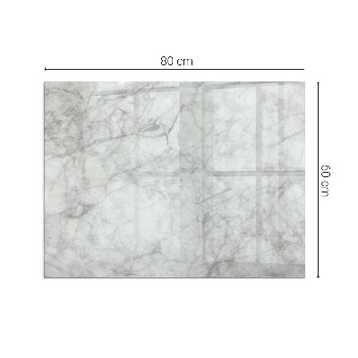 Vetro sotto stufa con elegante struttura in marmo dal design moderno