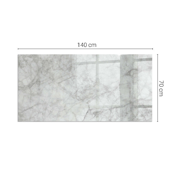 Vetro sotto stufa con elegante struttura in marmo dal design moderno