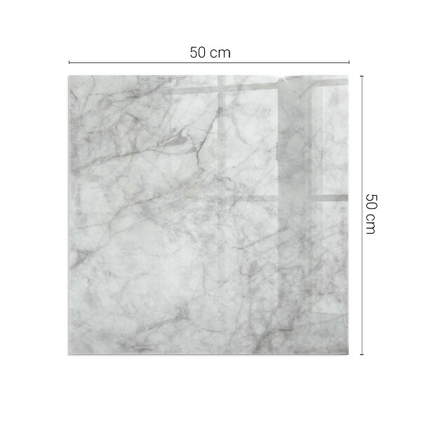 Vetro sotto stufa con elegante struttura in marmo dal design moderno