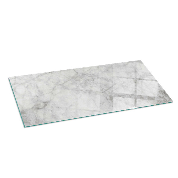 Vetro sotto stufa Elegante struttura in marmo dal design