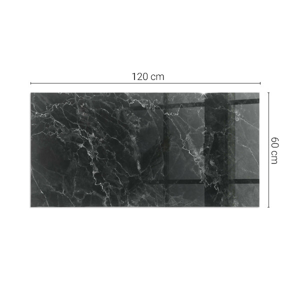 Vetro sotto stufa con motivo in marmo dallo stile classico