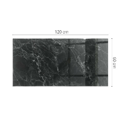 Vetro sotto stufa con motivo in marmo dallo stile classico