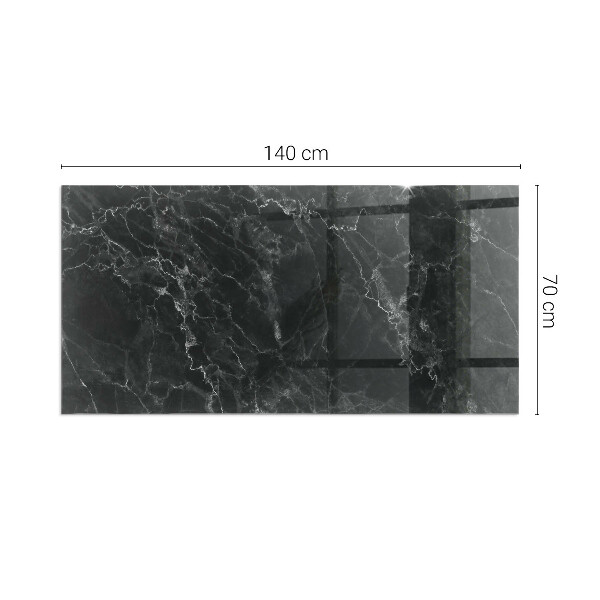 Vetro sotto stufa con motivo in marmo dallo stile classico