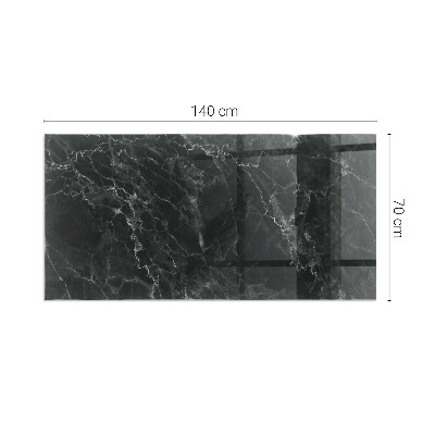 Vetro sotto stufa con motivo in marmo dallo stile classico