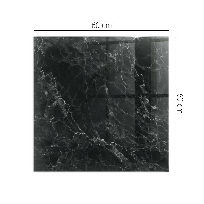 Vetro sotto stufa con motivo in marmo dallo stile classico