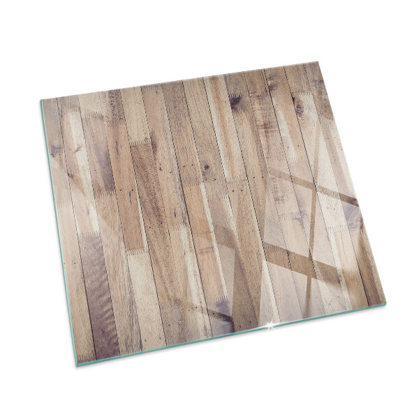 Vetro sotto stufa con disegno armonioso nella disposizione del pannello