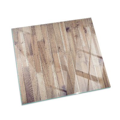 Vetro sotto stufa con disegno armonioso nella disposizione del pannello