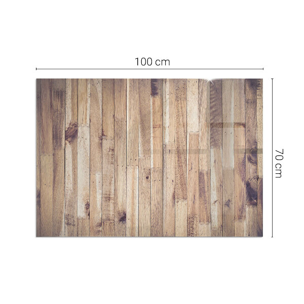 Vetro sotto stufa con disegno armonioso nella disposizione del pannello