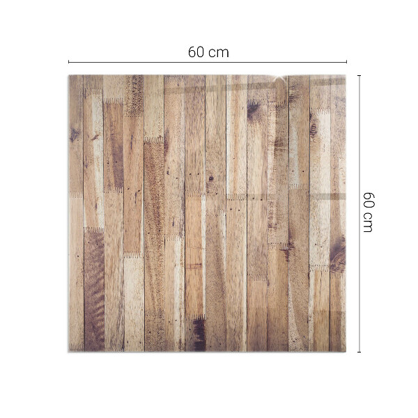 Vetro sotto stufa con disegno armonioso nella disposizione del pannello