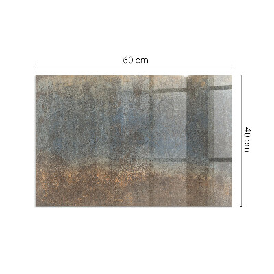 Vetro sotto stufa con motivo astratto dalla struttura unica