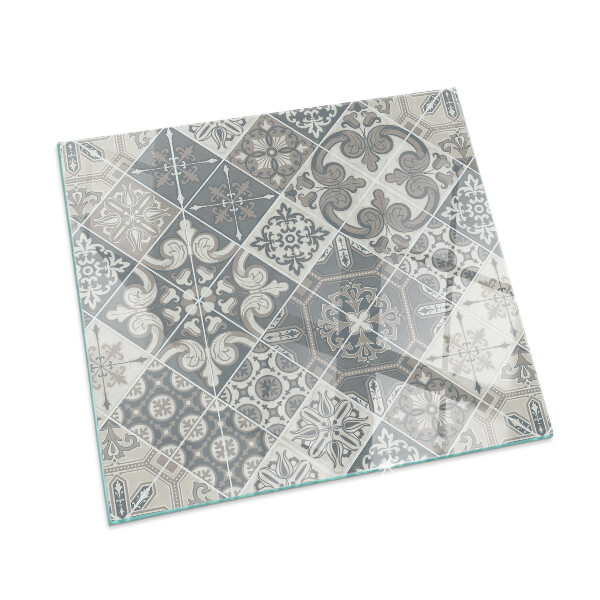 Vetro sotto stufa Motivi decorativi a mosaico