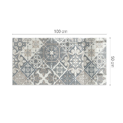 Vetro sotto stufa Motivi decorativi a mosaico
