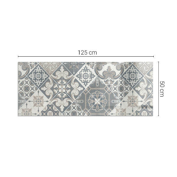 Vetro sotto stufa Motivi decorativi a mosaico
