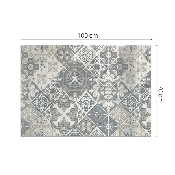Vetro sotto stufa Motivi decorativi a mosaico