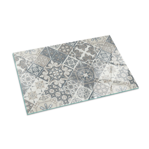 Vetro sotto stufa Motivi decorativi a mosaico