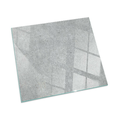 Vetro sotto stufa rettangolare Texture naturale del cemento