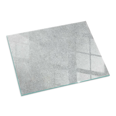 Vetro sotto stufa rettangolare Texture naturale del cemento