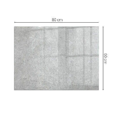 Vetro sotto stufa rettangolare Texture naturale del cemento