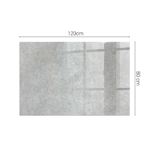 Vetro sotto stufa rettangolare Texture naturale del cemento