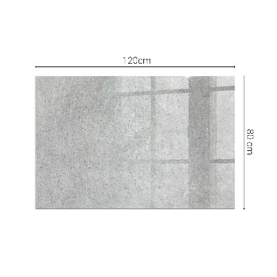 Vetro sotto stufa rettangolare Texture naturale del cemento