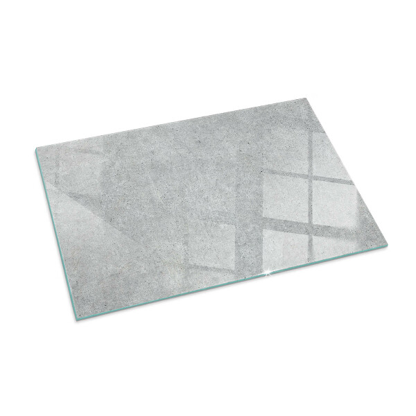 Vetro sotto stufa rettangolare Texture naturale del cemento