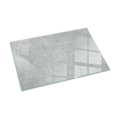 Vetro sotto stufa rettangolare Texture naturale del cemento
