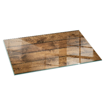 Vetro sotto stufa Venature del legno