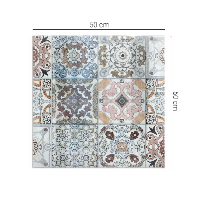 Vetro sotto stufa rettangolare Piastrelle decorate in stile mosaico