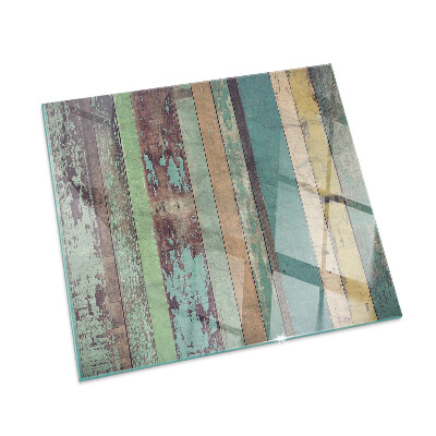 Vetro sotto stufa rettangolare in vari colori vivaci