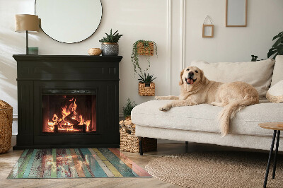 Vetro sotto stufa rettangolare in vari colori vivaci