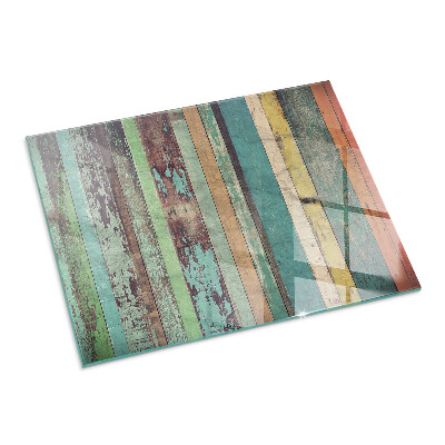 Vetro sotto stufa rettangolare in vari colori vivaci