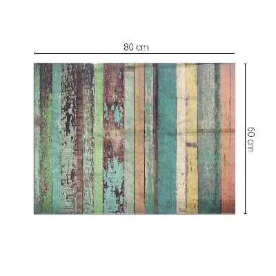 Vetro sotto stufa rettangolare in vari colori vivaci