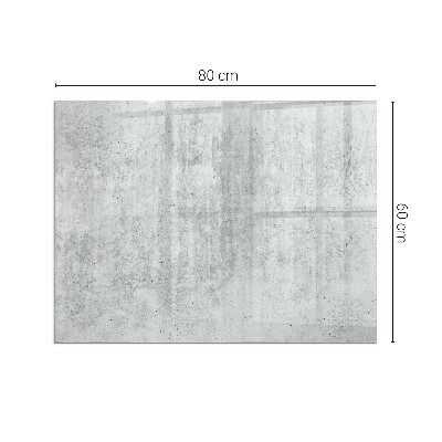 Vetro sotto stufa con texture effetto cemento in stile industriale