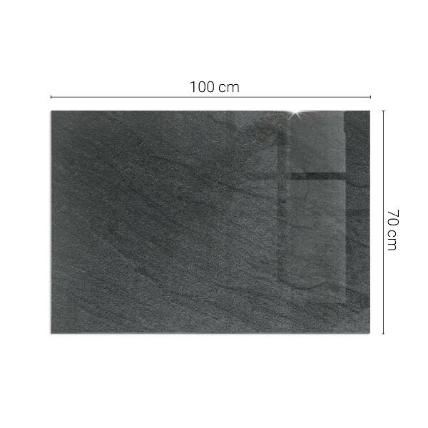 Vetro sotto stufa rettangolare con motivo effetto pavimentazione in pietra