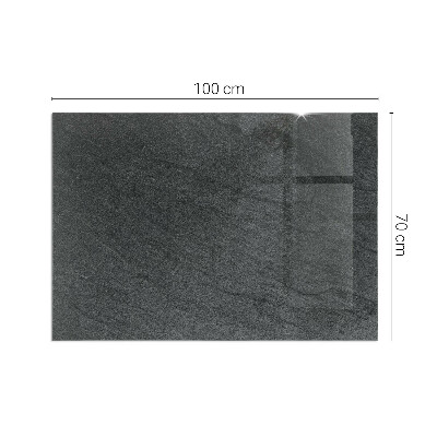 Vetro sotto stufa rettangolare con motivo effetto pavimentazione in pietra