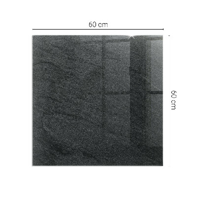 Vetro sotto stufa rettangolare con motivo effetto pavimentazione in pietra