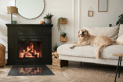 Vetro sotto stufa rettangolare con motivo effetto pavimentazione in pietra