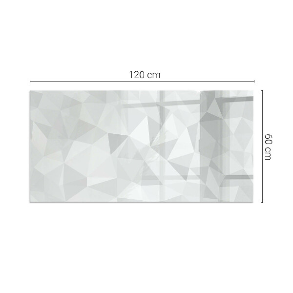 Vetro sotto stufa con motivo astratto a forme
