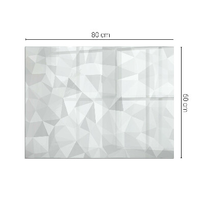 Vetro sotto stufa con motivo astratto a forme